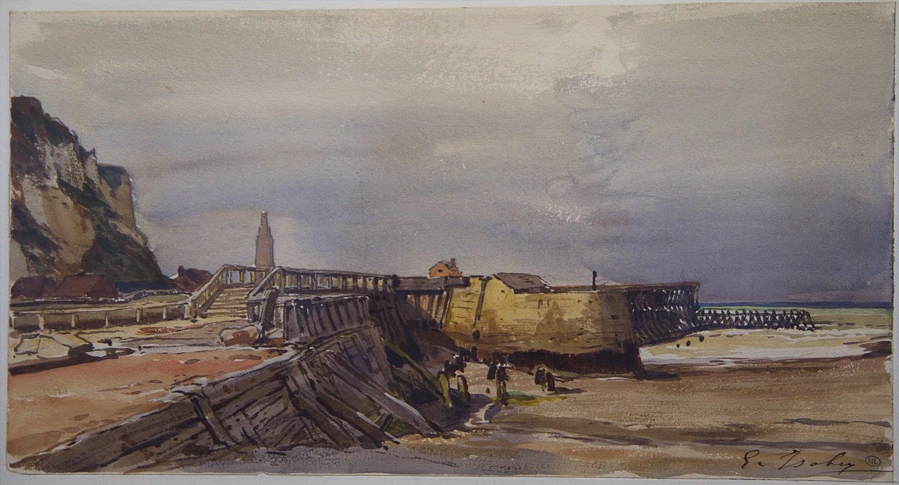 Spiaggia e bastioni - Louvre, Parigi